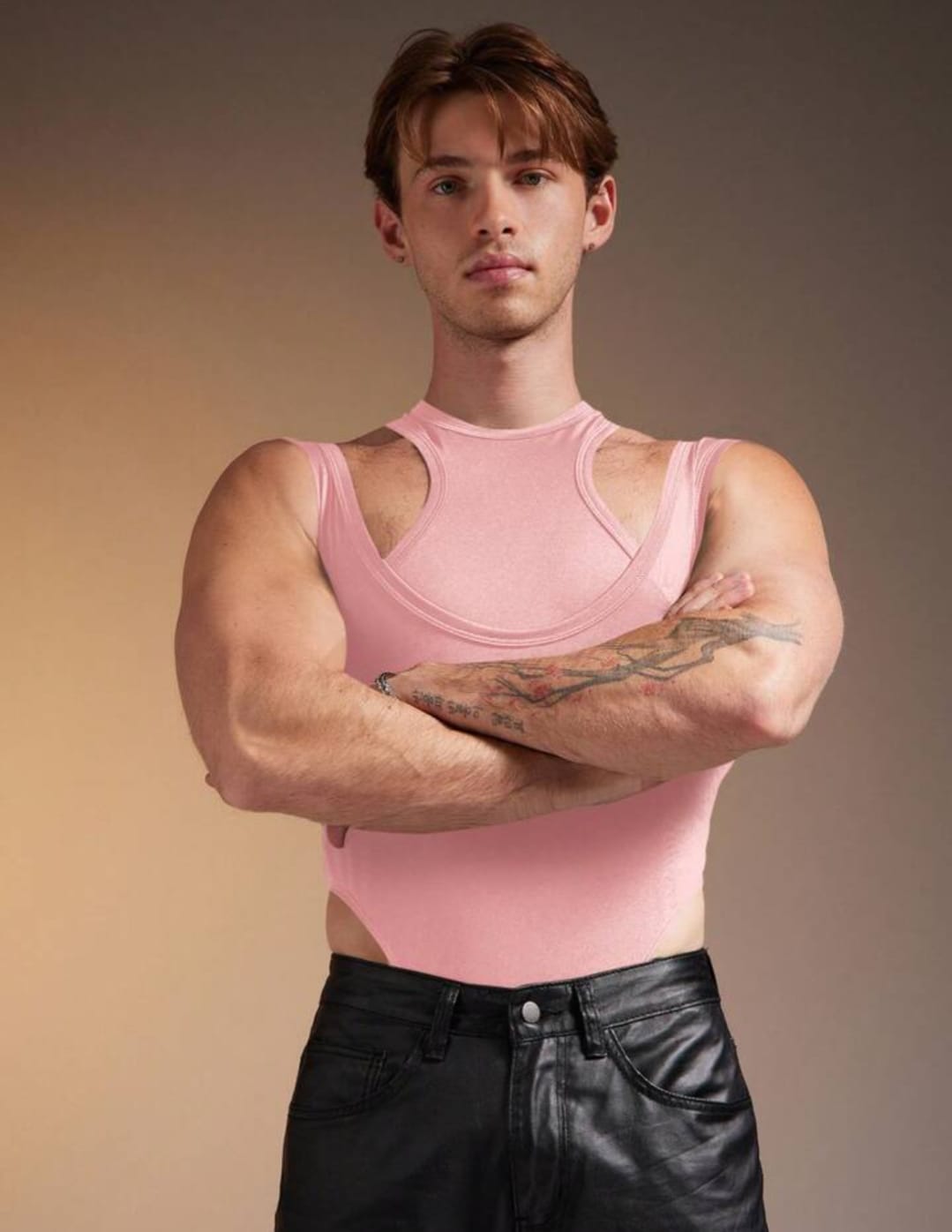 Blush Cutout Performance Bodysuit